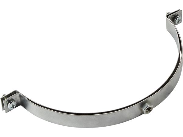 Хомут для воздуховода без резинового профиля 125 мм (гайка)