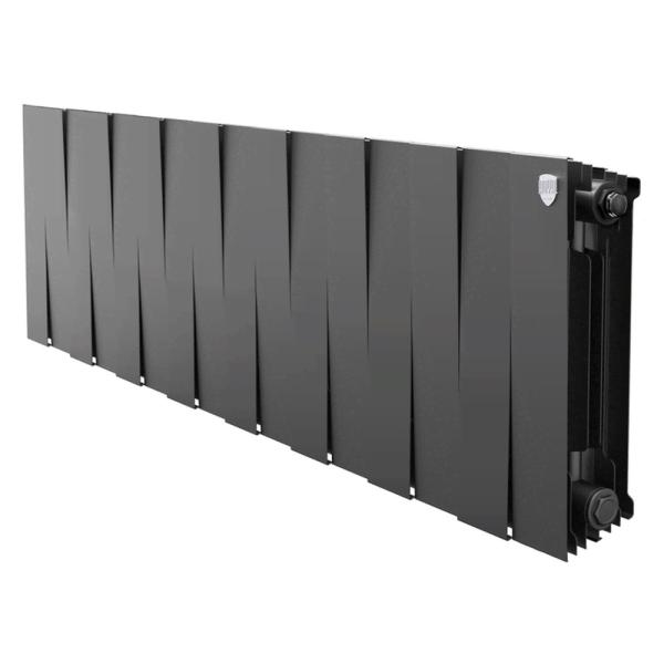 Радиатор биметаллический Royal Thermo PianoForte 300 Чёрный - 16 секц.