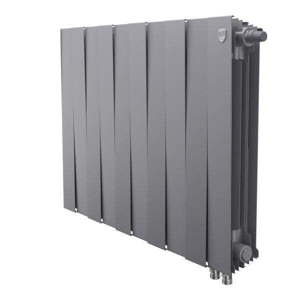 Радиатор биметаллический Royal Thermo PianoForte 500 Серебристый VR80 - 12 секц.
