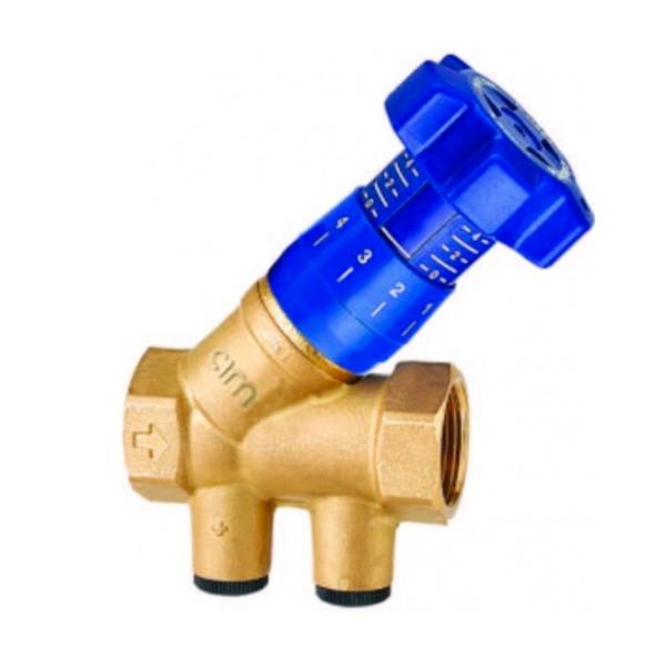 Балансировочный клапан MVI с наклонным штоком 1"