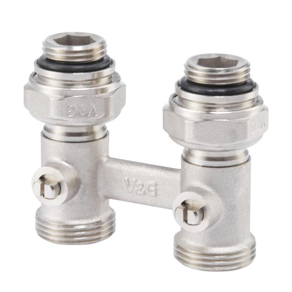Узел нижнего подключения прямой Royal Thermo ½"х3/4"EK.