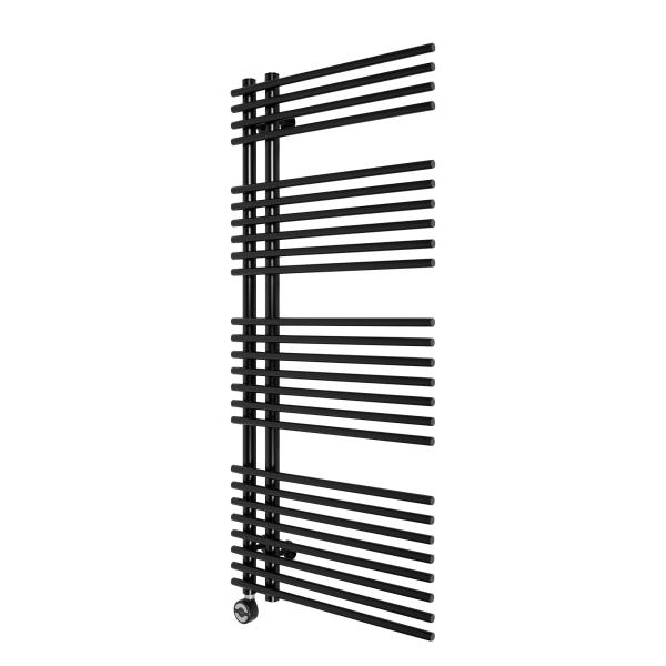 Полотенцесушитель Royal Thermo Pino black П25 500х1200 электро (встроен. диммер)