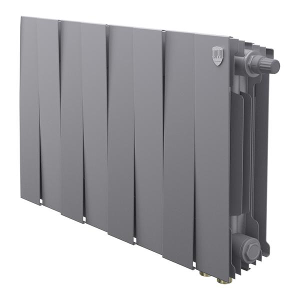 Радиатор биметаллический Royal Thermo PianoForte 300 Серебристый VR80 - 8 секц.