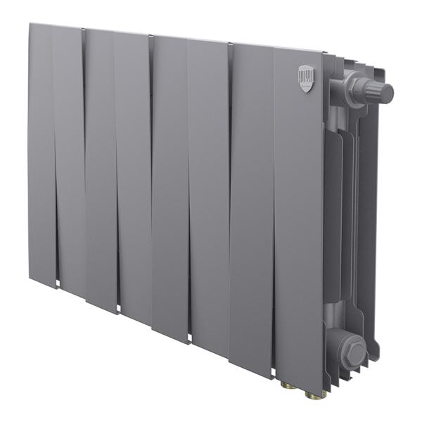 Радиатор биметаллический Royal Thermo PianoForte 300 Серебристый VR80 - 8 секц.