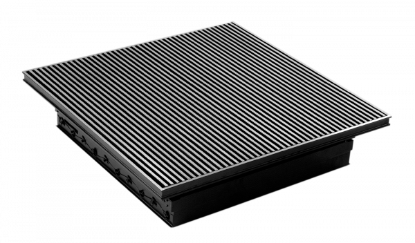 Решётка напольная для серверной комнаты AFG-AG/600x600/25/1/P2-RAL9006/30проц