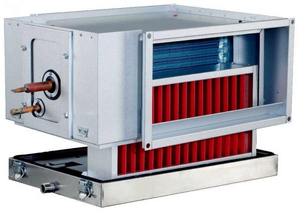 DXRE 70-40-3-2.5, канальный фреоновый охладитель