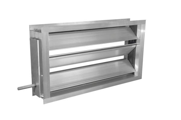 ZSSK 800х500 воздушный клапан с подставкой под электропривод