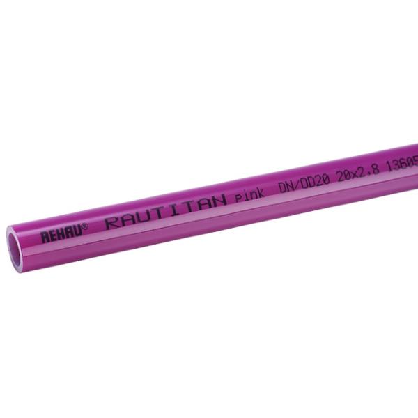 Труба универсальная RAUTITAN pink+ 20х2,8, бухта 120м