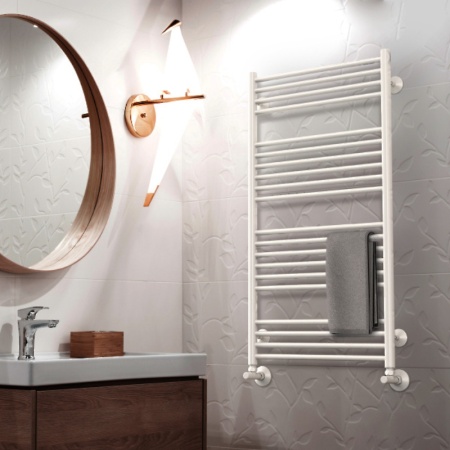 Полотенцесушитель Royal Thermo Casa white П14 500х800 электро (встроен. диммер)