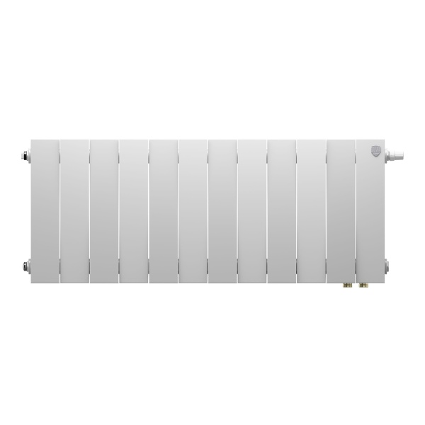 Радиатор биметаллический Royal Thermo PianoForte 300 Белый VR80 - 12 секц.