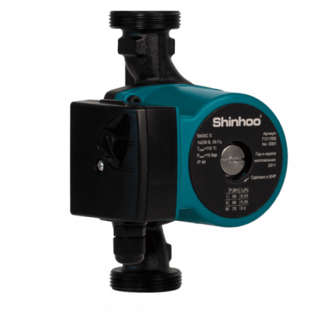 Насос циркуляционный Shinhoo BASIC S 25-6S 180