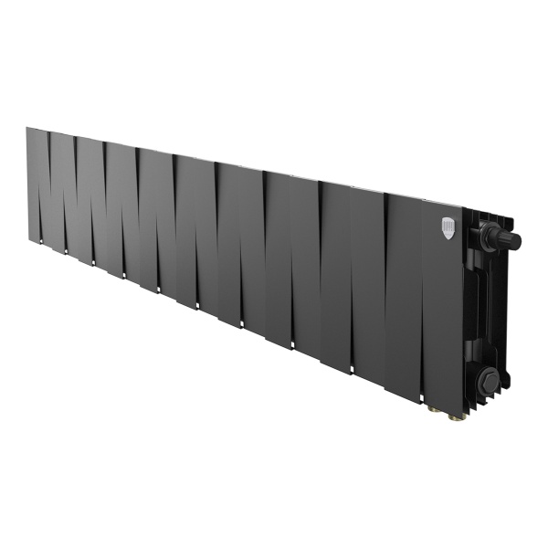 Радиатор биметаллический Royal Thermo PianoForte 200 Чёрный VR80- 20 секц.