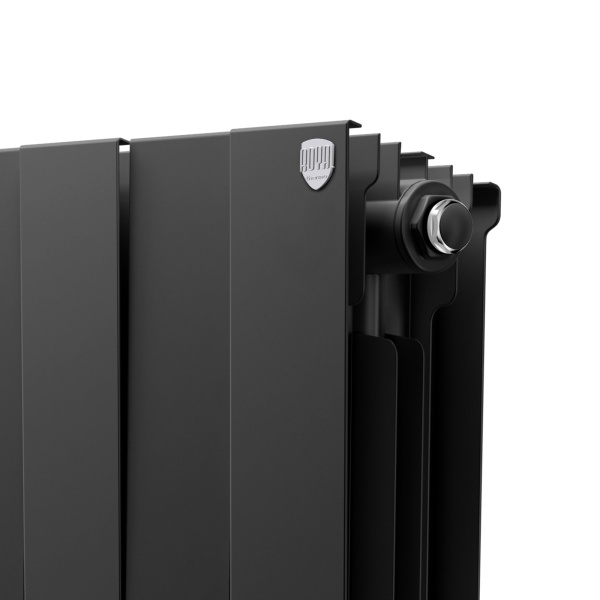 Радиатор биметаллический Royal Thermo PianoForte 200 Чёрный VR80- 20 секц.