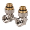 Узел нижнего подключения угловой ROYAL THERMO ½"х3/4"EK