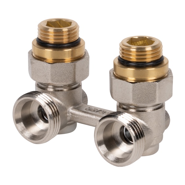 Узел нижнего подключения угловой ROYAL THERMO ½"х3/4"EK