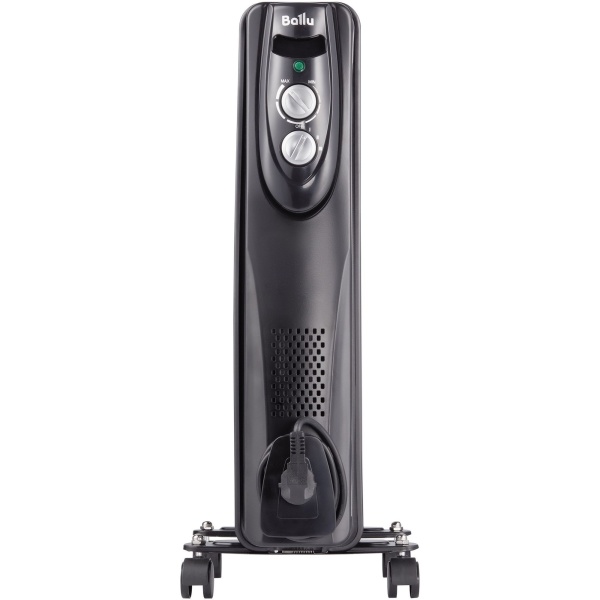 Масляный радиатор Ballu BOH/CL-07BRN 1500 (Classic black, 7 секций)
