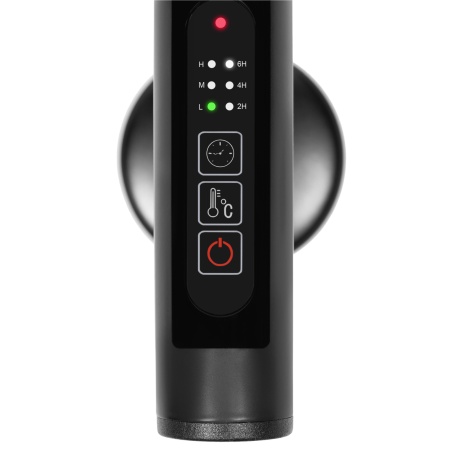 Полотенцесушитель Royal Thermo Casa black П18 500х1000 электро (встроен. диммер)
