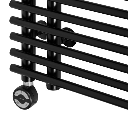 Полотенцесушитель Royal Thermo Pino black П25 500х1200 электро (встроен. диммер)