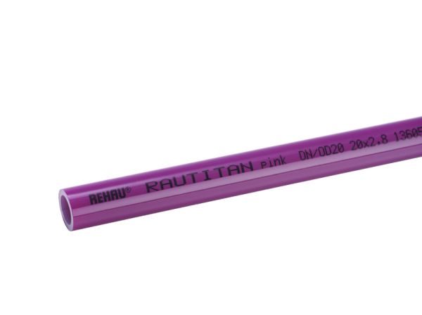 Труба отоп. RAUTITAN pink 32х4,4 , прямые отрезки 6 м