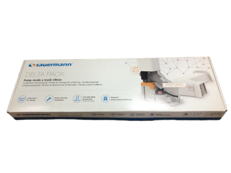 DELTA PACK 80x60мм, белая дренажная помпа Si-10 univers'L Sauermann со встроенным датчиком