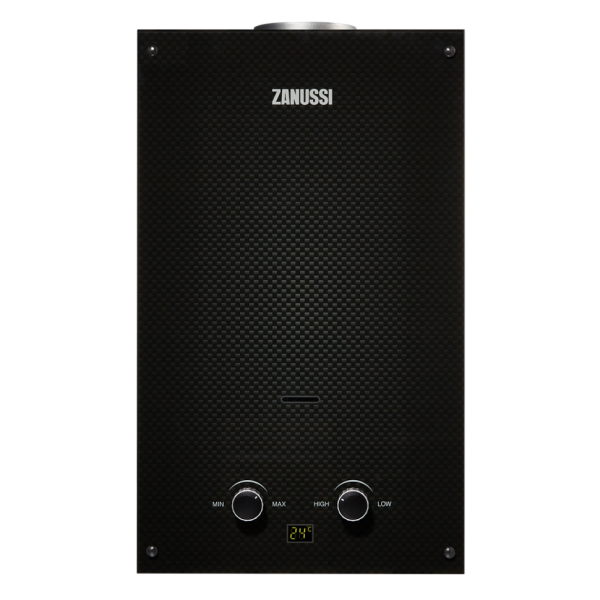 Газовая колонка Zanussi GWH 10 Fonte Glass Carbon
