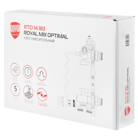 Узел смесительный Royal Thermo RoyalMix optimal без насоса 1"