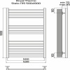 Полотенцесушитель Royal Thermo Stato white П15 500х1000