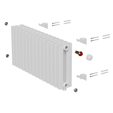 Дизайн-радиатор Royal Thermo Shift Q30 VC2030 - 32 секц. RAL9016