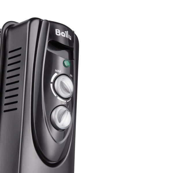 Масляный радиатор Ballu BOH/CL-07BRN 1500 (Classic black, 7 секций)