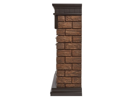 Портал Bricks Wood 25 камень темный, шпон венге