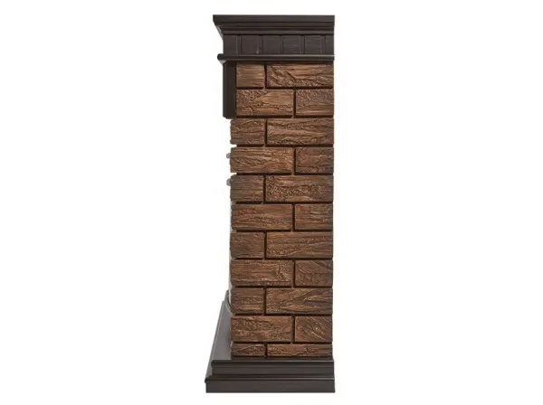 Портал Bricks Wood 25 камень темный, шпон венге