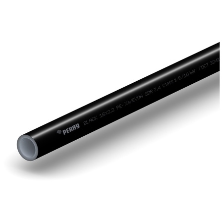 Труба отопительная REHAU RAUTITAN black 16х2,2, метр, (200) NEW