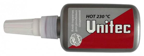 Герметик клеевой анаэробный Unitec (50 мл) Hot