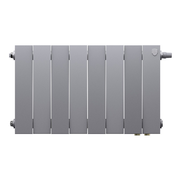 Радиатор биметаллический Royal Thermo PianoForte 300 Серебристый VR80 - 8 секц.