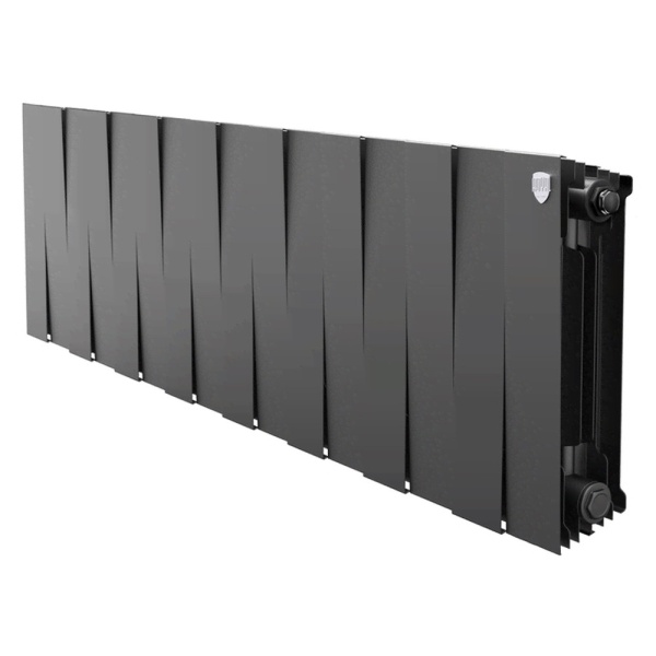 Радиатор биметаллический Royal Thermo PianoForte 300 Чёрный - 16 секц.