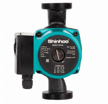 Насос циркуляционный Shinhoo BASIC S 32-4S 180
