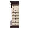 Портал Bricks 25 камень бежевый, шпон темный дуб