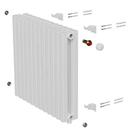 Дизайн-радиатор Royal Thermo Shift Q30 VC2050 - 20 секц. RAL9016