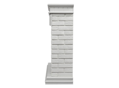 Портал Bricks 25 камень белый, белая эмаль