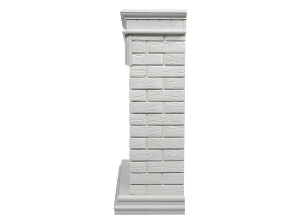 Портал Bricks 30 камень белый, белая эмаль