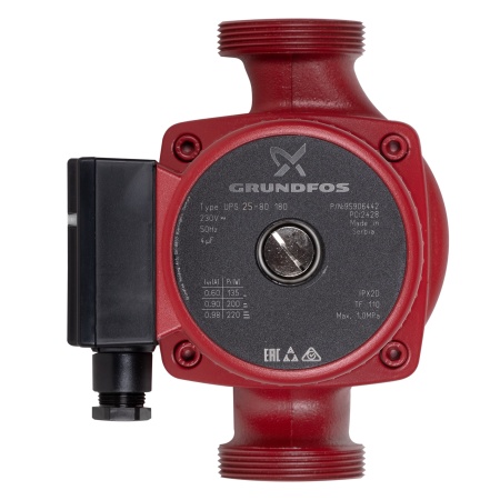Насос циркуляционный GRUNDFOS UPS 25-80 EU