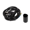 Полотенцесушитель Royal Thermo Axel black П6 500х800 электро (встроен. диммер)