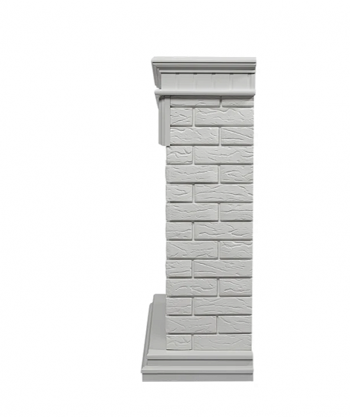 Портал Bricks 30U (угловой) камень белый, белая эмаль